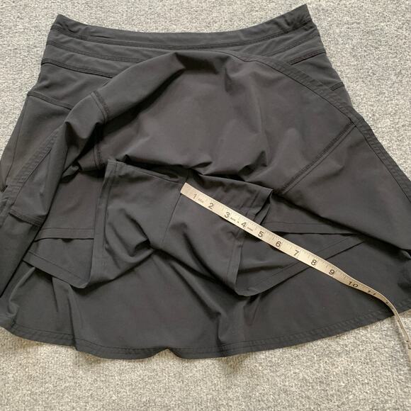 Athleta Skort Womens 2 Black All Day Semi Fitted Mid Rise Performance Quick Dry - Picture 4 of 13